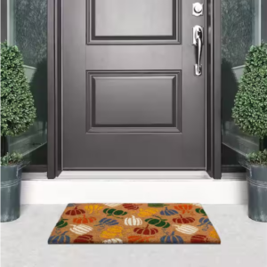 Home Accents Holiday All Over Gourds 18 in. x 30 in. Coir Doormat